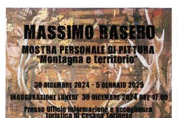 Locandina con indicazione luogo, date e orari.